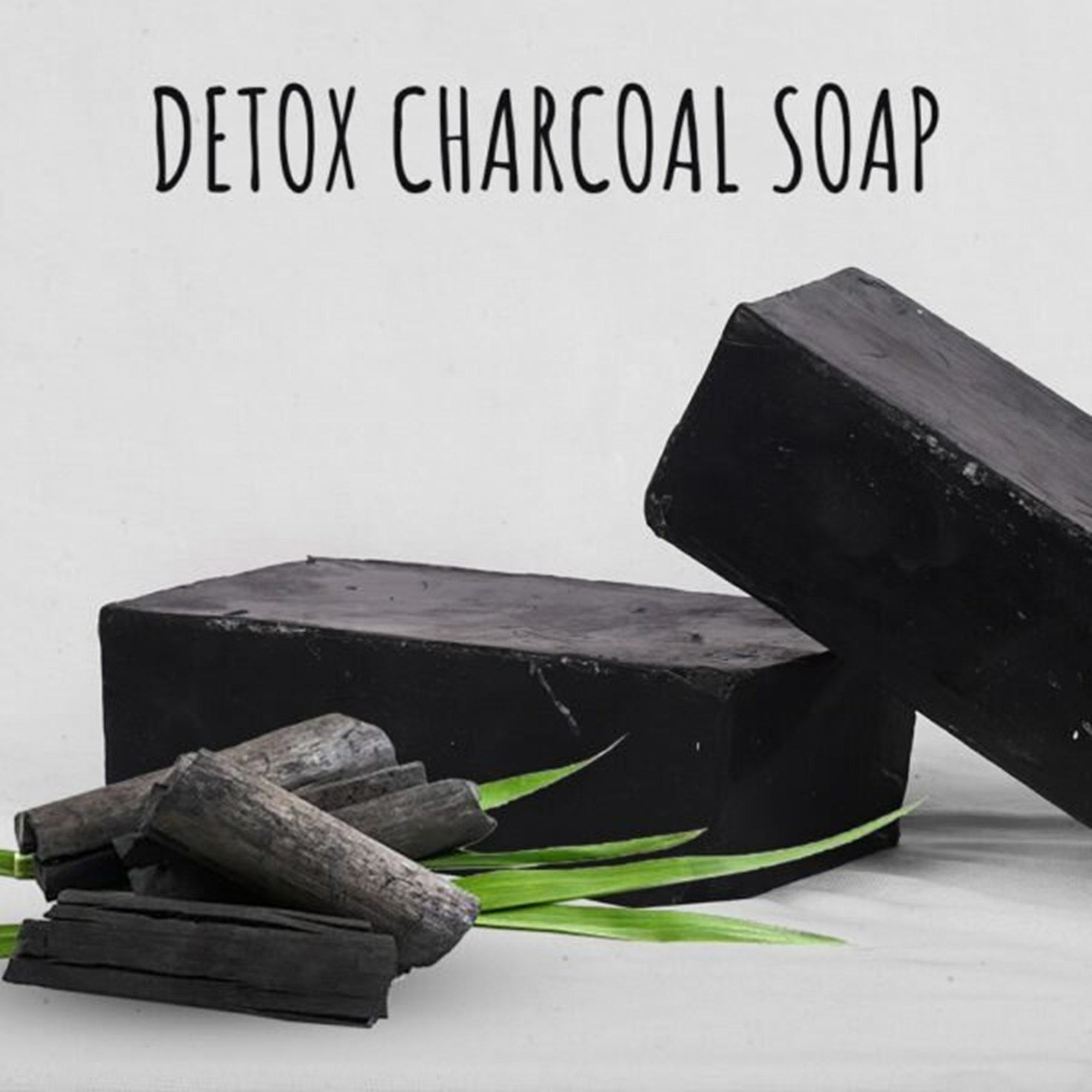Organic Charcoal - Soap Deep Cleansing & Detoxifying Bar for Glowing Skin.