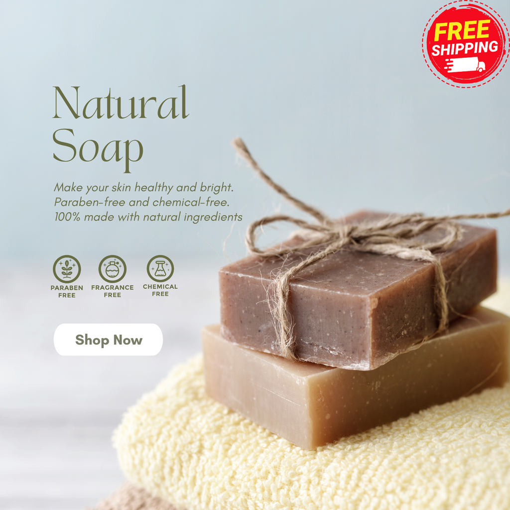 Premium Organic Herbal Soap  – Natural Skin Nourishing & Radiance Bar | Glow Wear